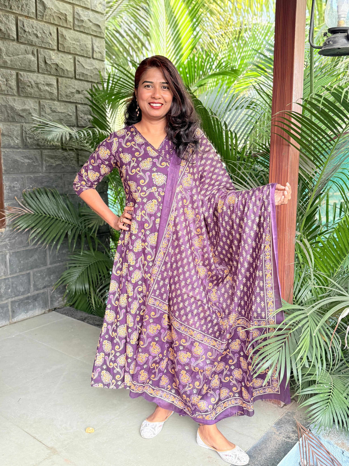 premium cotton Anarkali