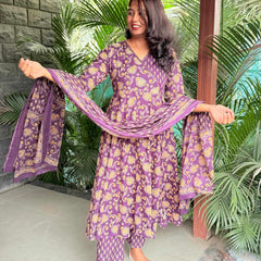 premium cotton Anarkali