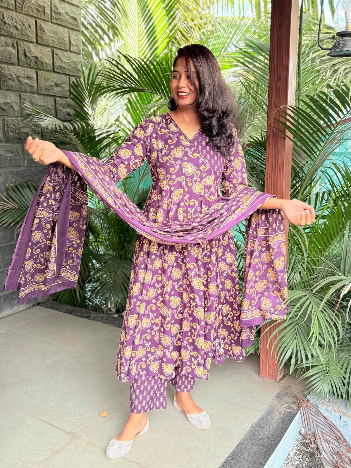 premium cotton Anarkali