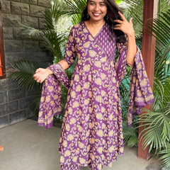 premium cotton Anarkali