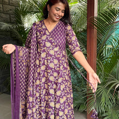 premium cotton Anarkali