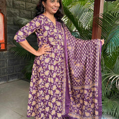 premium cotton Anarkali