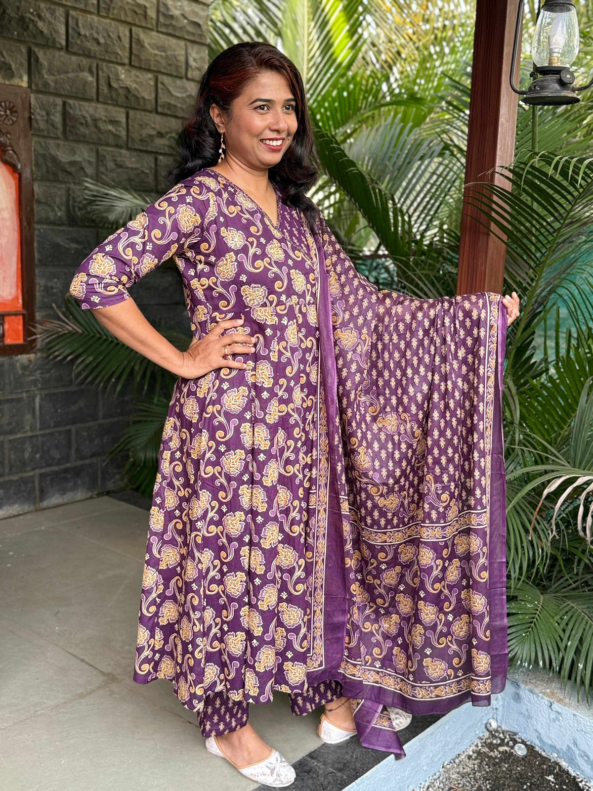 premium cotton Anarkali