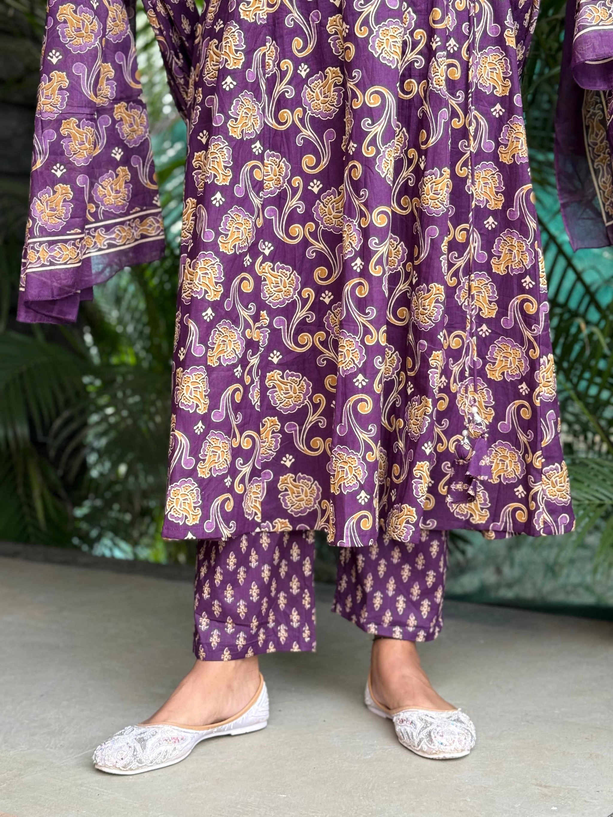 premium cotton Anarkali