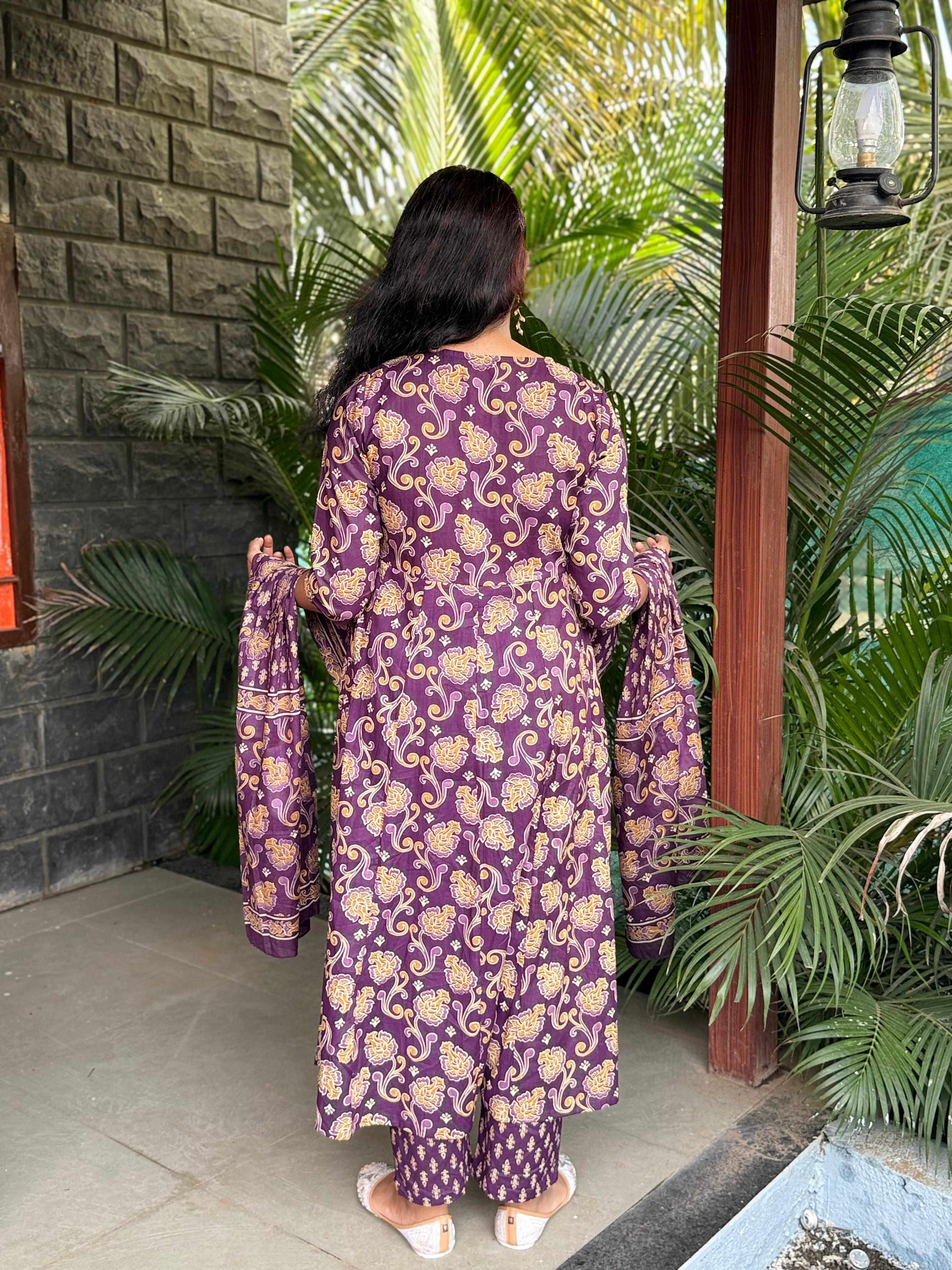 premium cotton Anarkali