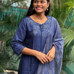 Pure Dola Silk staright kurta set