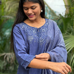 Pure Dola Silk staright kurta set