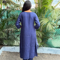 Pure Dola Silk staright kurta set