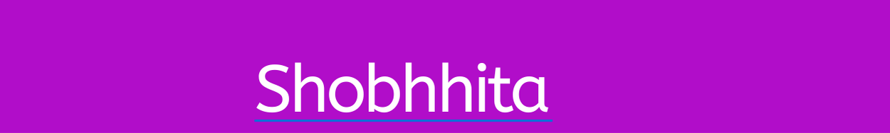 Shobhhita